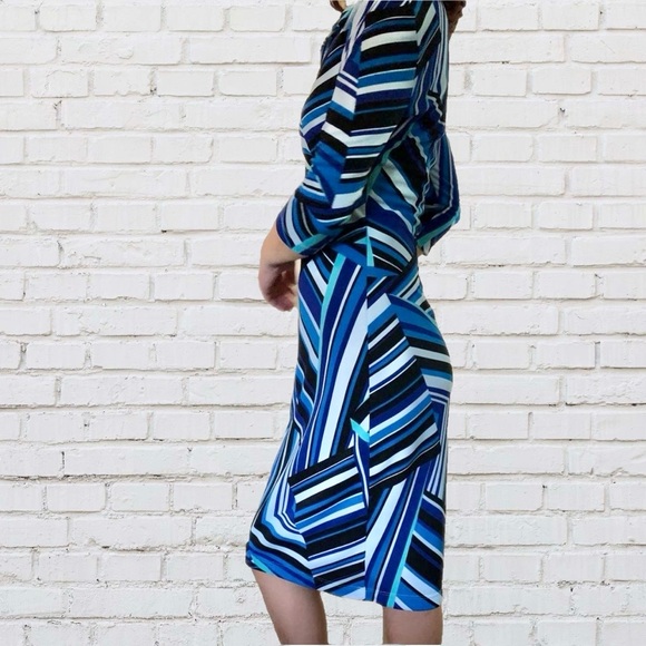 Y2K Midi Dress, XS Bodycon Pencil Dress - Picture 4 of 4